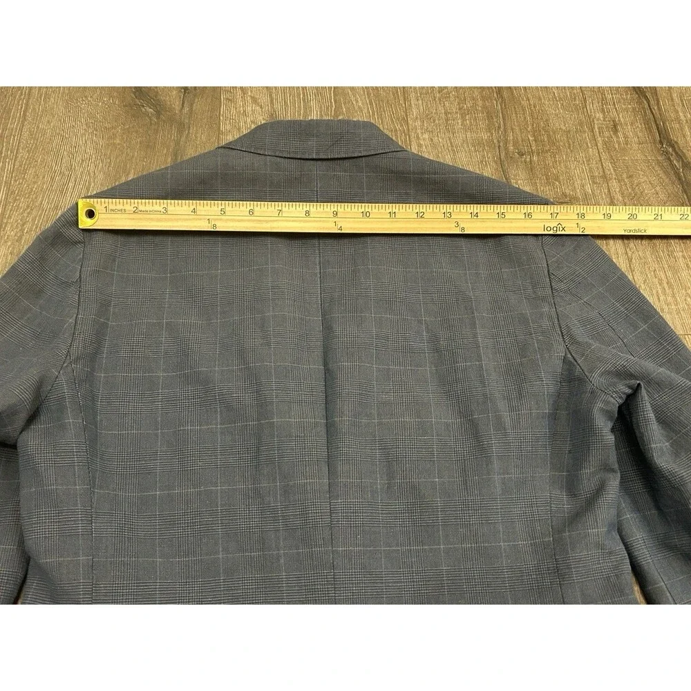 J Crew Blazer Mens 36S Ludlow Baird Mcnutt Linen Blend Unstructured Windowpane
